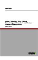 Gibt es Legasthenie noch? Kritische Betrachtung und theoretische Modelle zum Lese-Rechtschreib-Problem