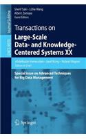 Transactions on Large-Scale Data- and Knowledge-Centered Systems XX