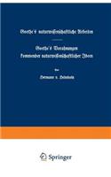Goethe's Naturwissenschaftliche Arbeiten