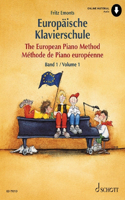 Europäische Klavierschule 1: German/French/English Book with Online Audio(English)