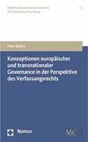 Konzeptionen Europaischer Und Transnationaler Governance in Der Perspektive Des Verfassungsrechts