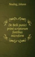DE BELLI PUNICI PRIMI SCRIPTORUM FONTIB