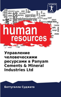 Управление человеческими ресурсами в Panyam Cements & Mine