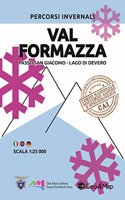 Val Formazza Winter Map: Passo San Giacomo - Lago di Devero