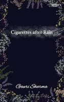 Poetry book Cigarettes after Rain