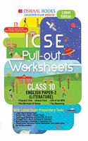 Oswaal ICSE Pullout Worksheet Class 10 English Paper- 2 Literature Book (For March 2020 Exam)
