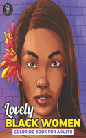 Lovely Black Women: African American Woman Portraits Coloring Book For Adults