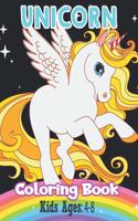 Unicorn Coloring Book Kids Ages