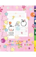 Trace Coloring Numbers and Letters