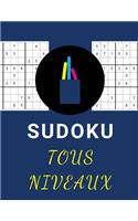 Sudoku Tous Niveaux: Amusez-vous quelque soit votre niveau - 150 pages - Grilles avec solutions - Facile, Intermédiaire, Expert - Adultes et enfants - Gros caractères