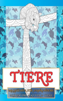 Malbücher für Erwachsene - Blumen und Blätter & Tiere - Tiere