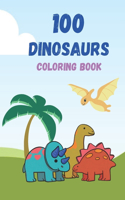 Dinosaurs Coloring book for Kids. 100 Easy And Fun Coloring Dinosaurs for kids.