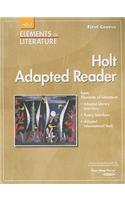 Elements of Literature: Adapted Reader Grade 7 First Course