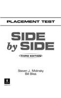 VE SIDE BY SIDE 3E PLACEM TEST VOIR 471273          027002