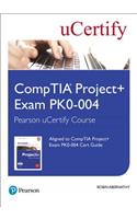 CompTIA Project+ Exam PK0-004 Pearson uCertify Course Student Access Card