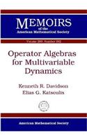 Operator Algebras for Multivariable Dynamics