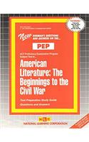 American Literature: The Beginnings to the Civil War