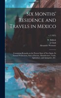 Six Months' Residence and Travels in Mexico