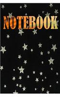 Notebook: Notebook With Stars, Diary, Journal size 6x9
