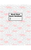 Blank Sheet Music Notebook