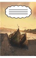 Notebook With Boats: Notebook With Boats, Journal, Diary size 6x9