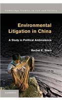 Environmental Litigation in China