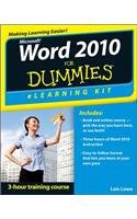 Word 2010 eLearning Kit For Dummies