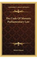 Code of Masonic Parliamentary Law