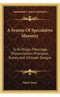 System of Speculative Masonry