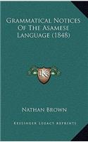 Grammatical Notices of the Asamese Language (1848)