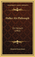 Haller Als Philosoph