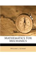 Mathematics for Mechanics