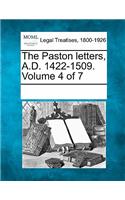 The Paston Letters, A.D. 1422-1509. Volume 4 of 7