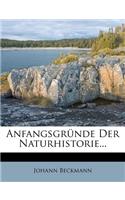 Anfangsgründe Der Naturhistorie...