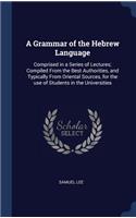 A Grammar of the Hebrew Language