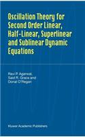 Oscillation Theory for Second Order Linear, Half-Linear, Superlinear and Sublinear Dynamic Equations: (English)