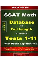 SSAT Database and 11 Tests