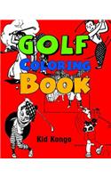 Golf Coloring Book