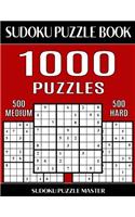 Sudoku Puzzle Book 1,000 Puzzles, 500 Medium and 500 Hard