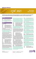 CPT 2021 Express Reference Coding Card: Neurology/Neurosurgery