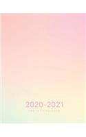 2020-2021 Two Year Planner: Pink Pastel Color Texture Cover - 2 Year Monthly Calendar 2020-2021 Monthly - 24 Months Agenda Planner with Holiday - Therapy Appointments Organized(7 2020-2021 Two Year Monthly Calendar Planner 8.5x11, 2 Year Monthly Planner Jan 2020 - Dec 2021)