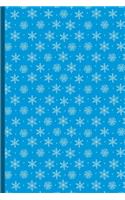 Winter and Christmas - Blank Lined Journal Notebook: 6x9 - Lined Notebook For Writing Notes or Journaling Christmas Gift Cover Matte College Student School Gift for Cristmas Fans Frozen Snowflake Cover