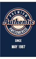Premium Authentic Awesomensse Since MAY 1987