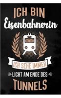 Eisenbahnerin: Blanko Notizbuch für Eisenbahnerinnen - 6 x 9 Zoll, ca. A5 -100 Seiten - Blanko - Notizbuch für die Arbeit oder Freizeit