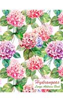 Hydrangeas Large Address Book