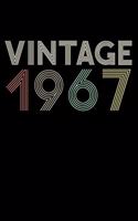 Vintage 1967 Notebook 53th Birthday Gift