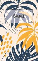 Brunei: Ruled Travel Diary Notebook or Journey Journal - Lined Trip Pocketbook for Men and Women with Lines