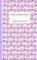Primary composition notebook 120 pages / 60 sheets (8.5x11, A4)