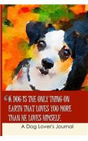 A Dog Is the Only Thing on Earth That Loves You More Than He Loves Himself: A Dog Lovers Journal to Write in