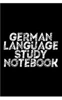 German Language Study Notebook